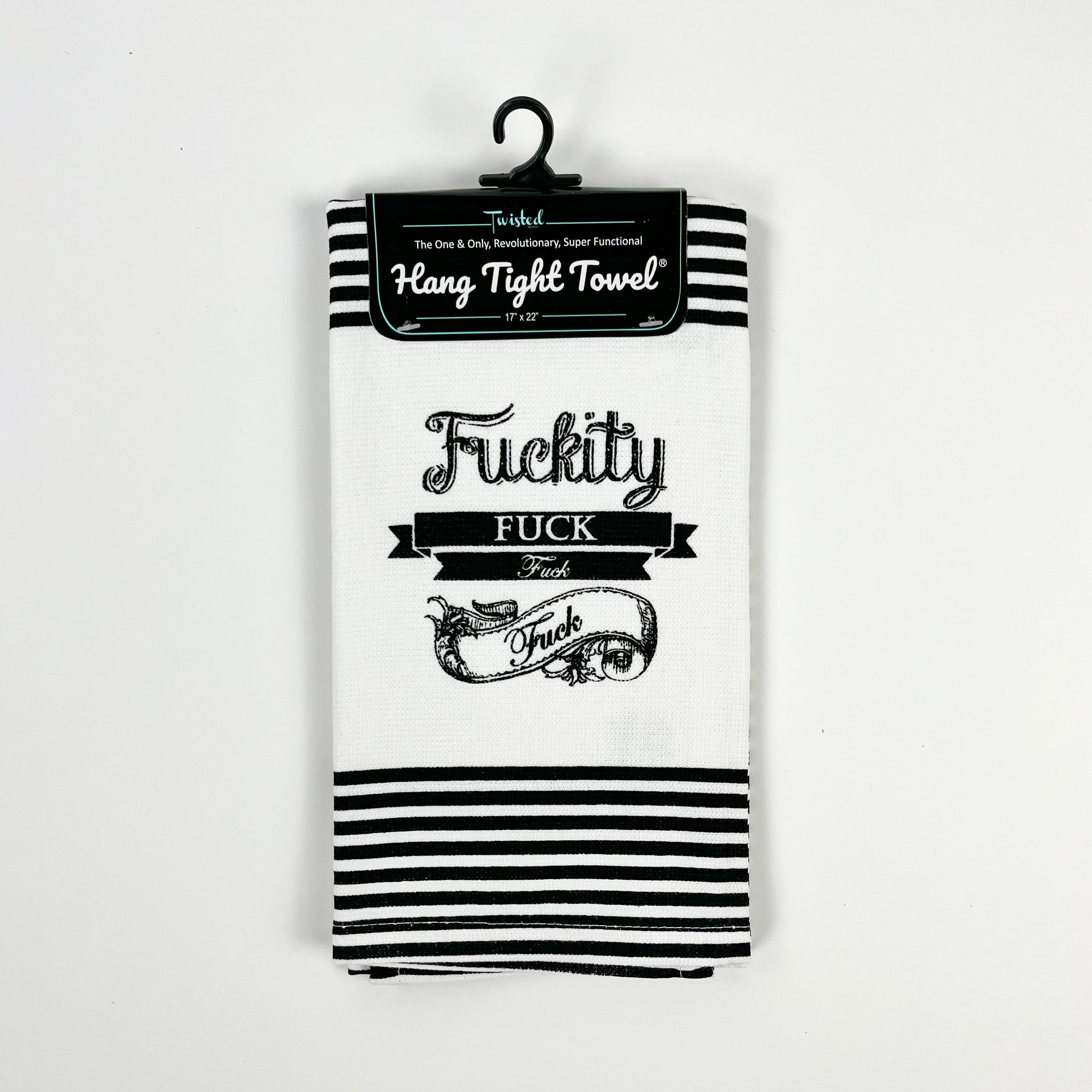 Buy the Twisted Wares Hang Tight Boobs Twisted Terry Towel